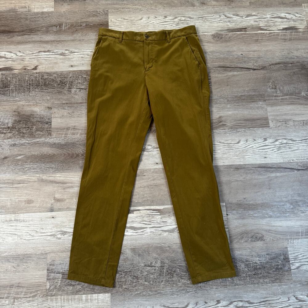 Everlane Uniform Olive Slim Chino Pants Athletic Fit Mens 34x32 Normcore